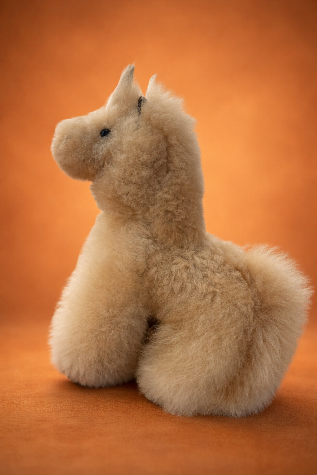Fluffy Unicorn | Handmade with Alpaca Wool | Magical & Soft Fantasy Decor
