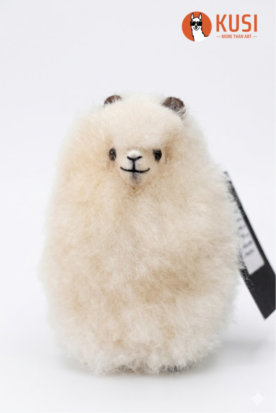 Fluffy Handmade Alpaca | Soft Andean Decoration | Cute Peruvian Gift
