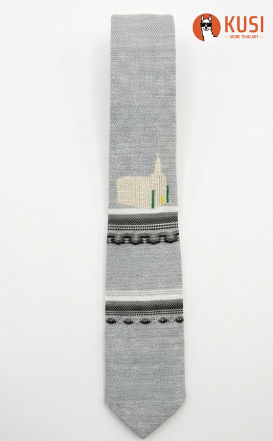 St. George Temple Alpaca Wool Tie – Timeless Faith in Style