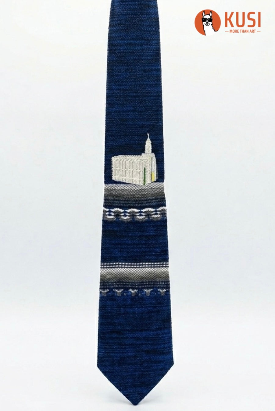 St. George Temple Alpaca Wool Tie – Timeless Faith in Style