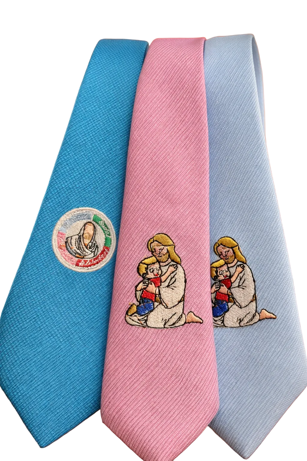 Handmade Embroidered Neckties for Kids – Faith & Elegance Collection