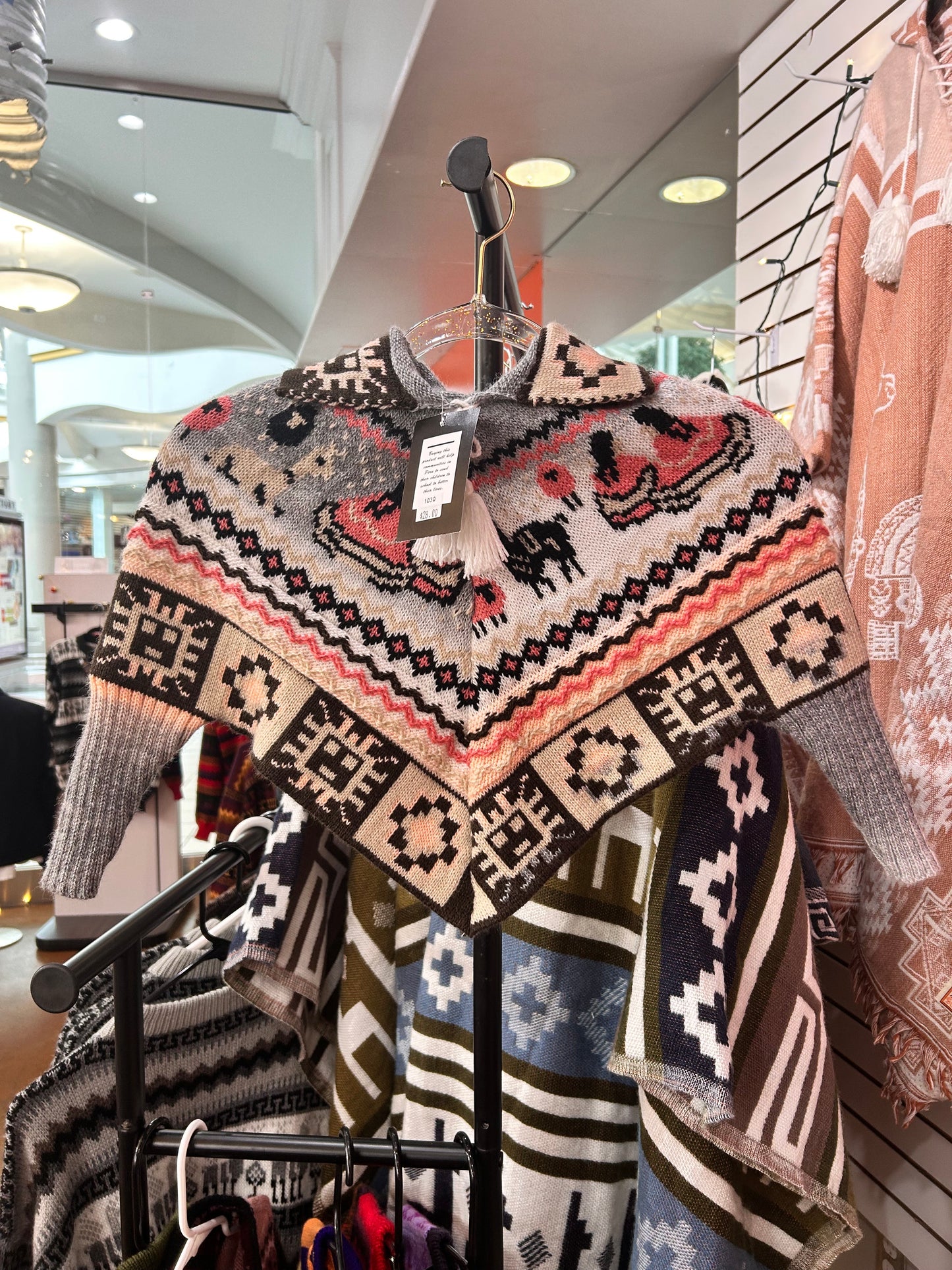 Kids’ Alpaca Wool Poncho