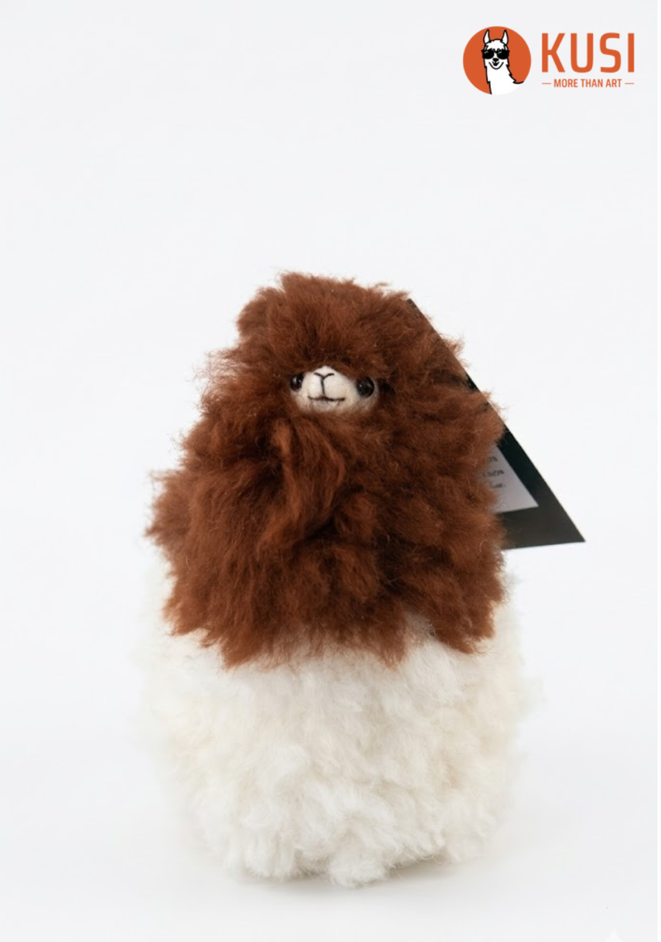Fluffy Handmade Alpaca | Soft Andean Decoration | Cute Peruvian Gift